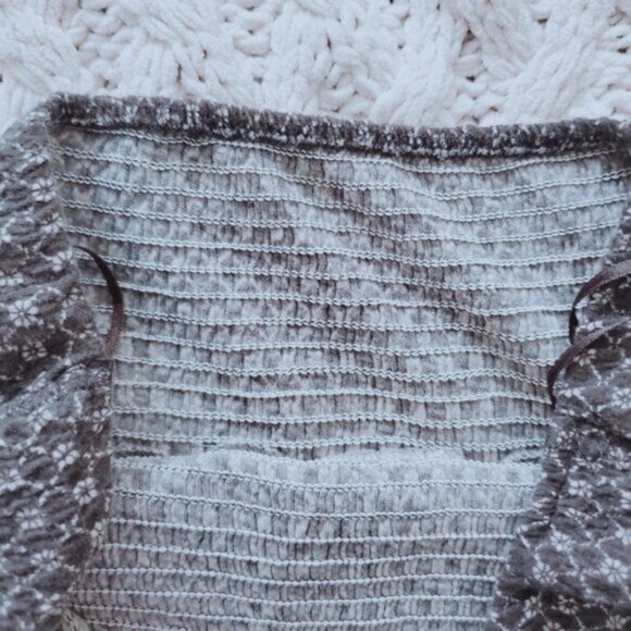 Vintage L.O.G.G Brown/Sandy Paisley Boho Maxi Dress - Picture 4 of 15